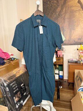 Romperjack Onyx Romper Blue SIZE MEDIUM